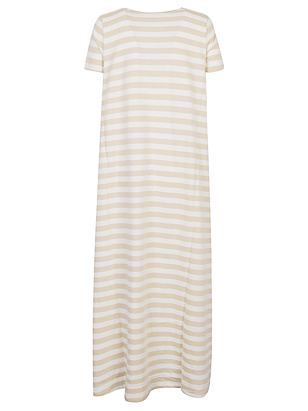 Striped cotton long dress