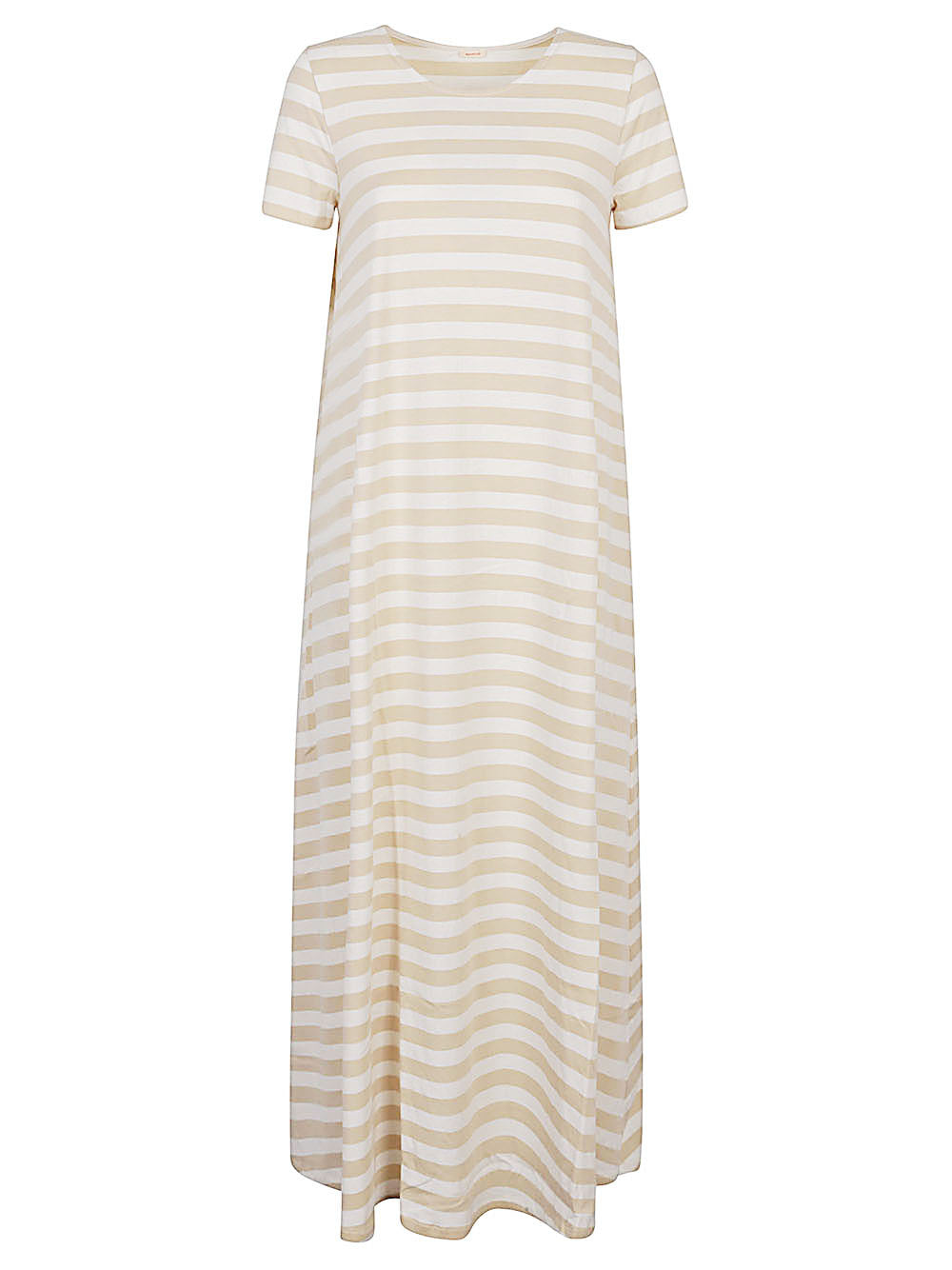 Striped cotton long dress