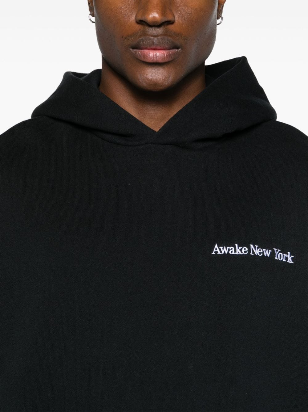 Logo cotton hoodie