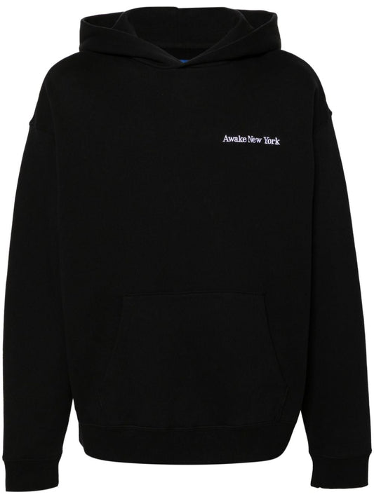 Logo cotton hoodie