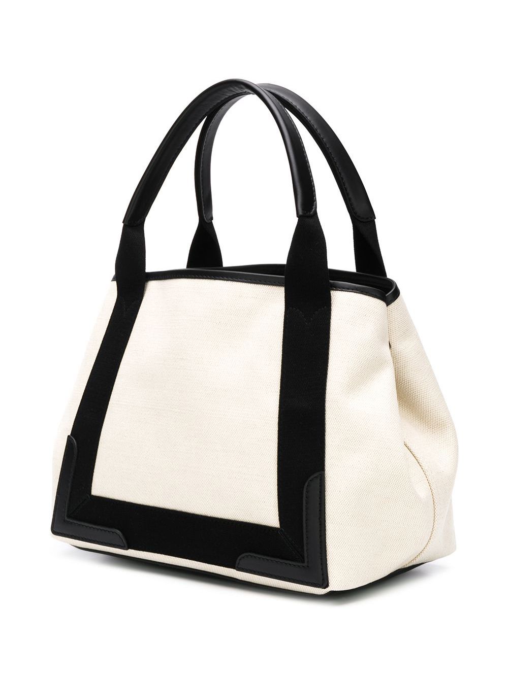 Navy cabas small tote bag