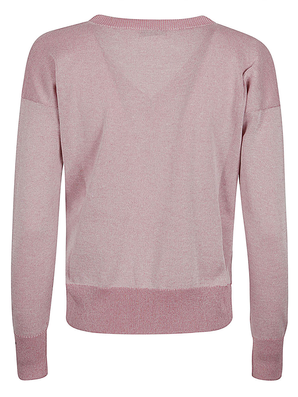 Cotton blend v-neck sweater