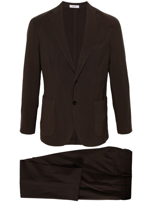 Wool single-breasted suit