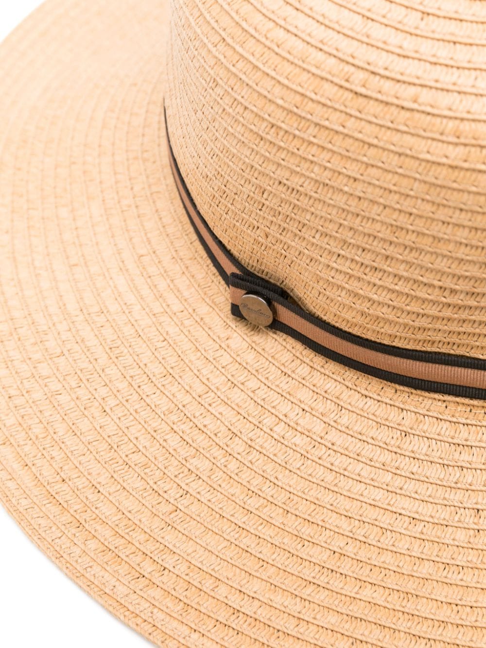 Giselle straw wide-brim hat