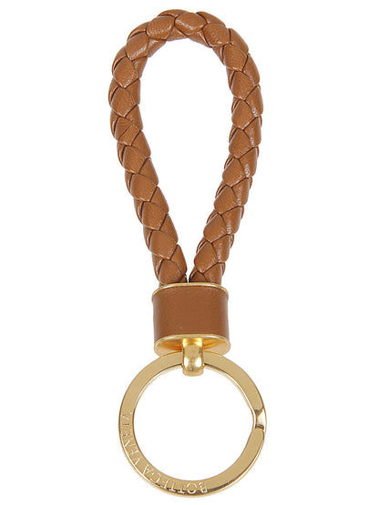 Intreccio leather key ring