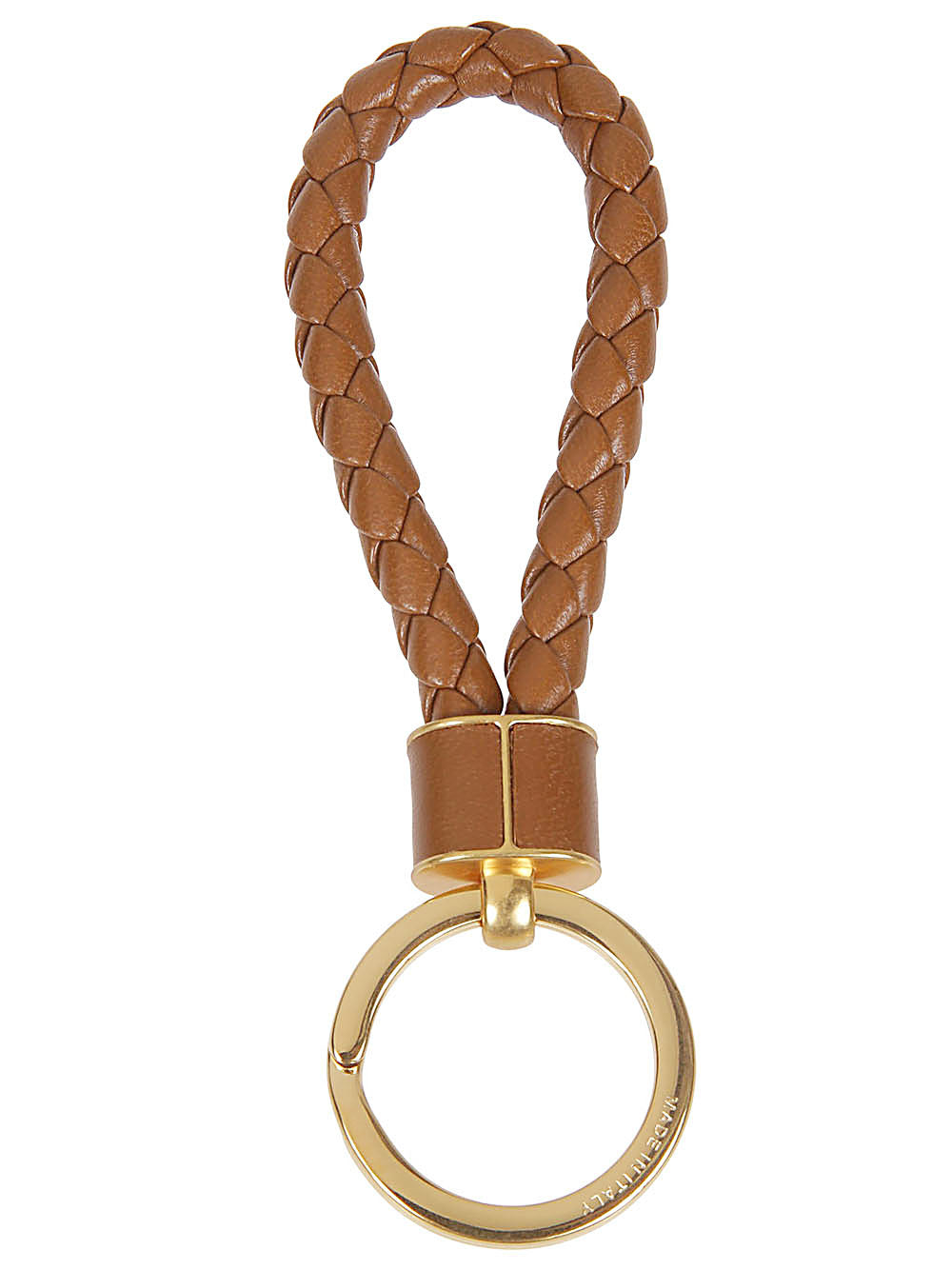 Intreccio leather key ring