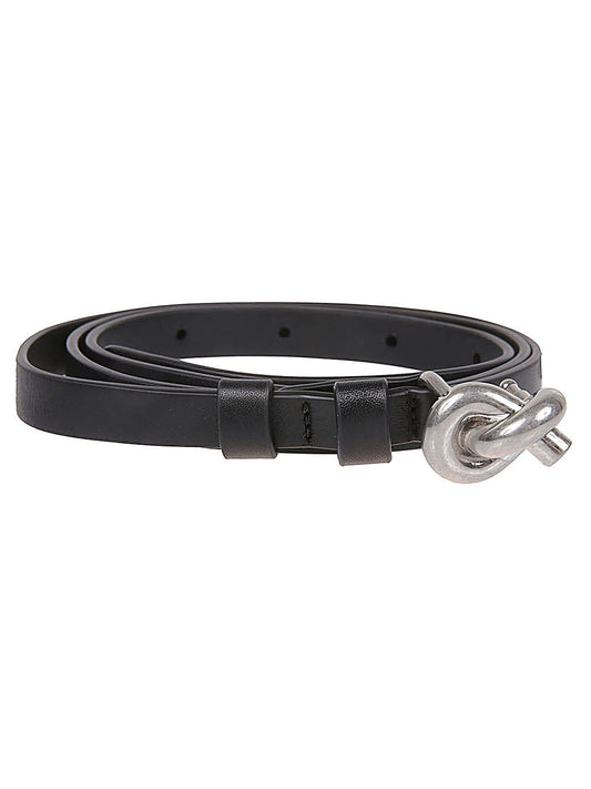 Knot small leather belt