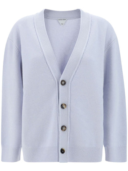 Cashmere v-necked cardigan