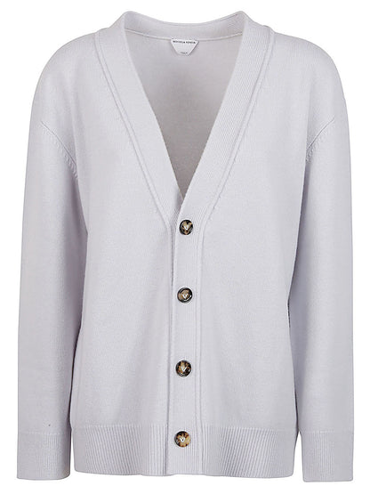 Cashmere v-necked cardigan