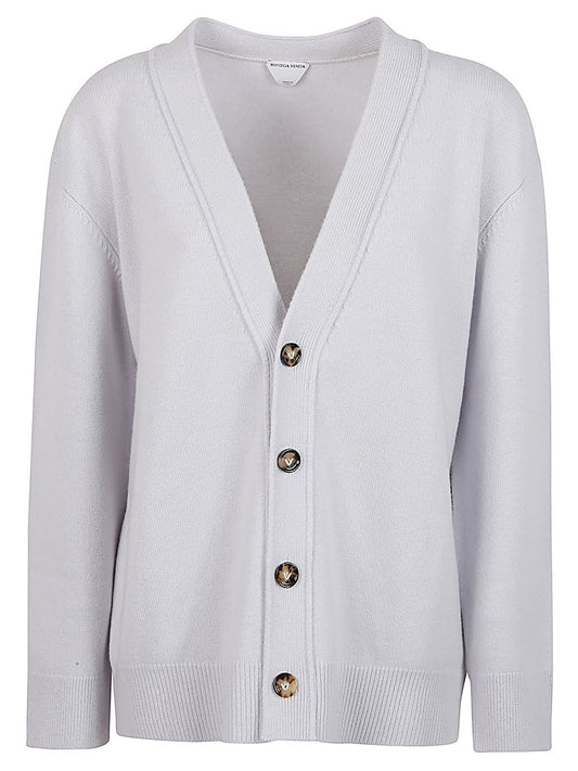 Cashmere v-necked cardigan