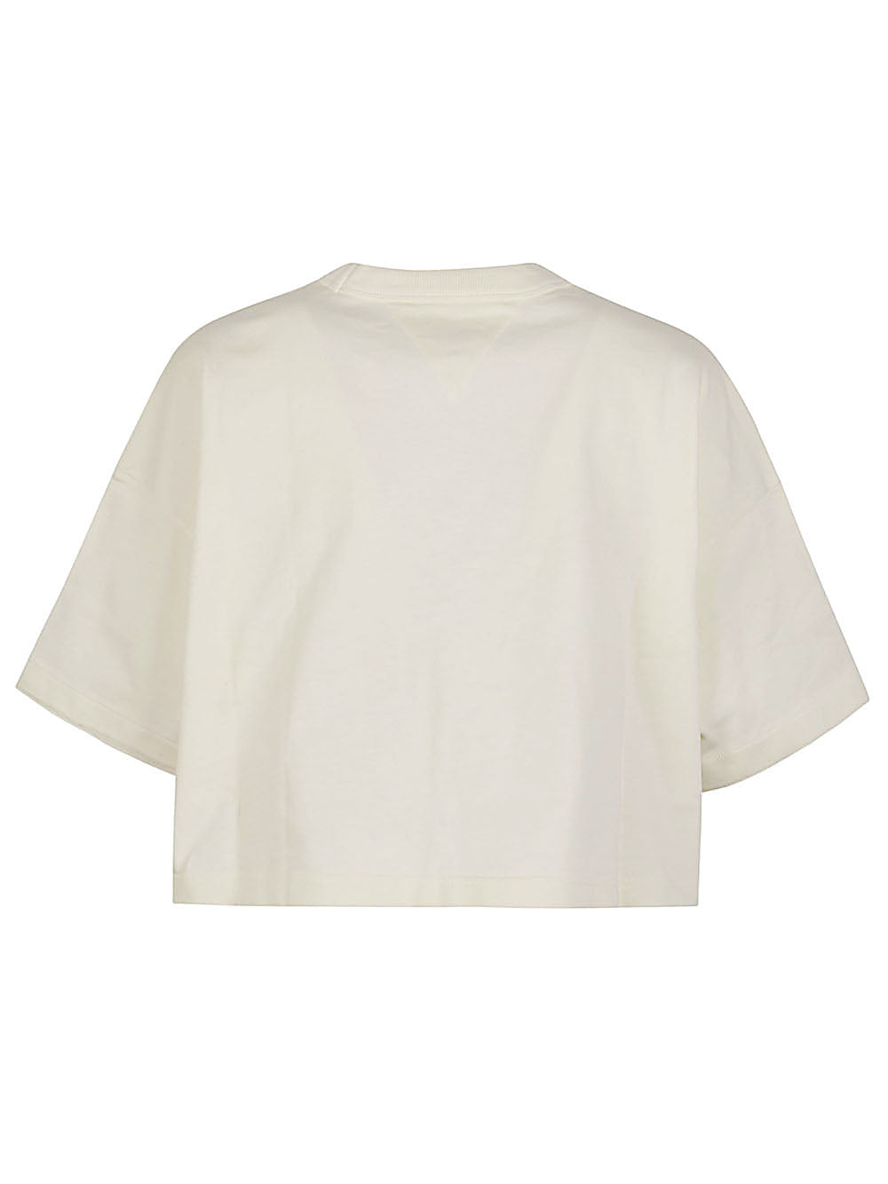 Cropped cotton t-shirt