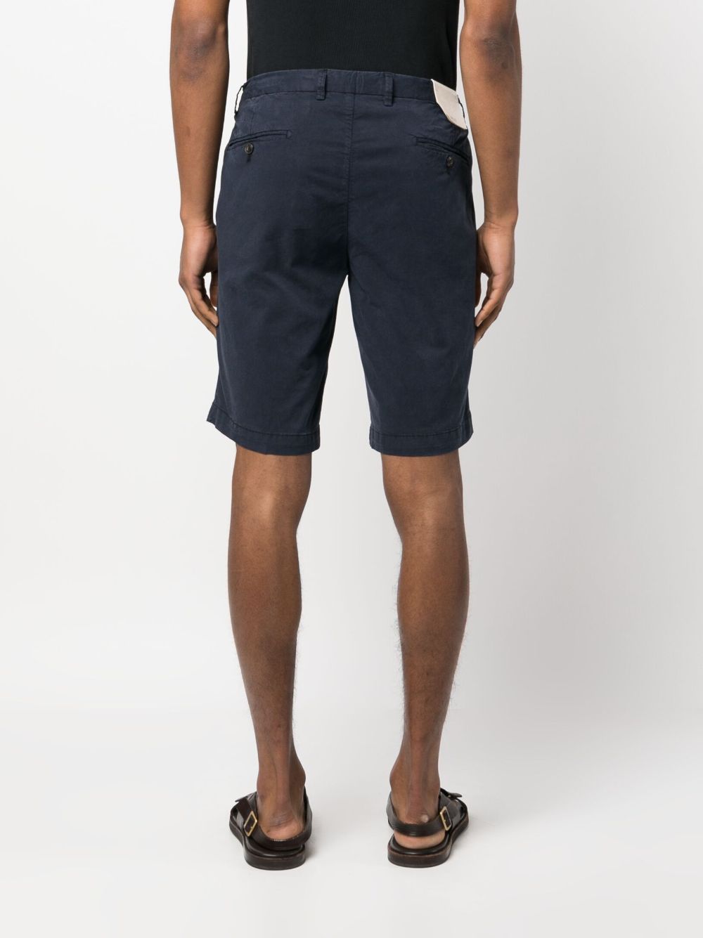 Cotton blend bermuda shorts