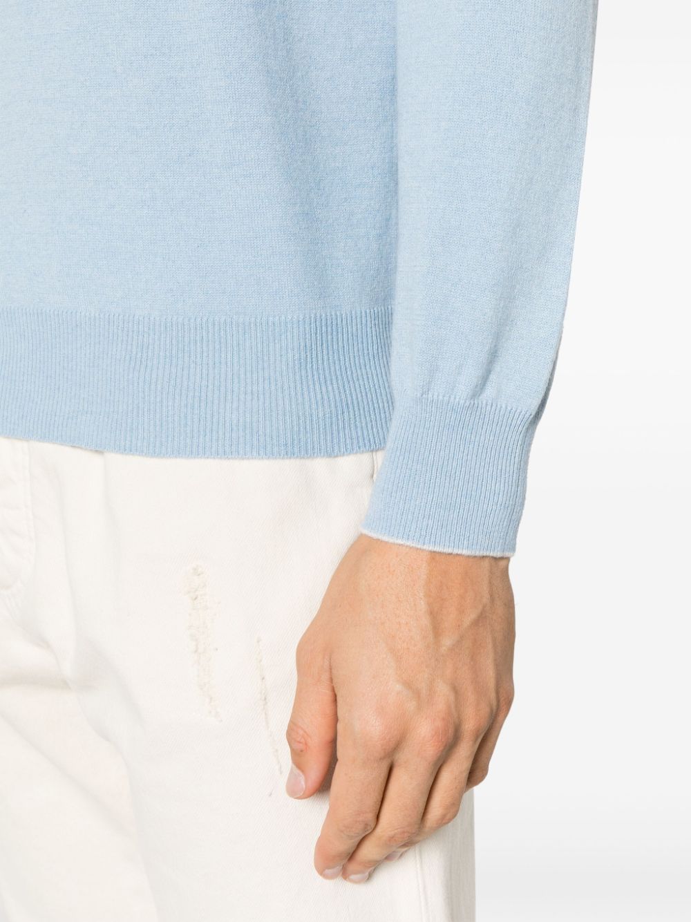 Cashmere crewneck sweater