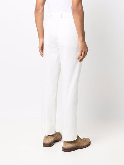 Leisure fit cotton trousers