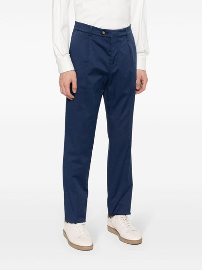 Leisure fit cotton trousers