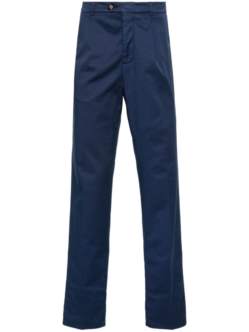 Leisure fit cotton trousers