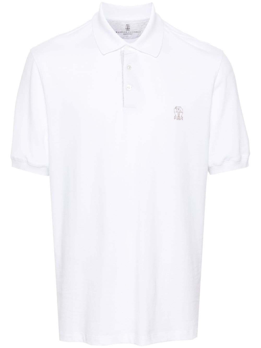 Logo cotton polo shirt