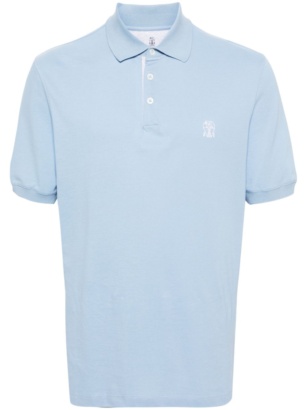 Logo cotton polo shirt