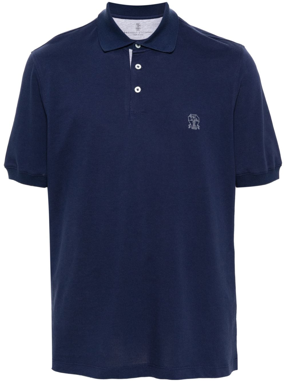 Logo cotton polo shirt