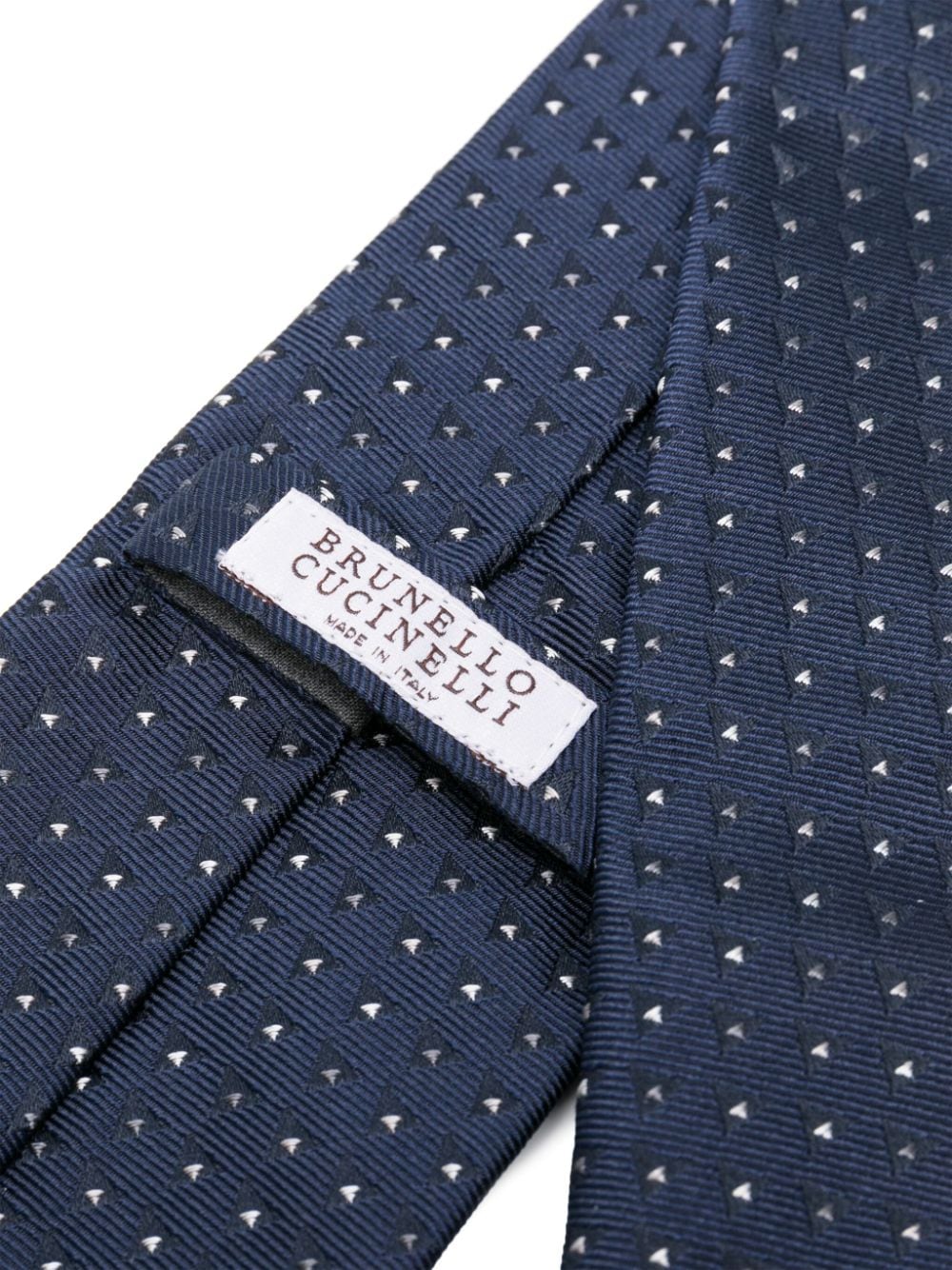 Silk dotted tie