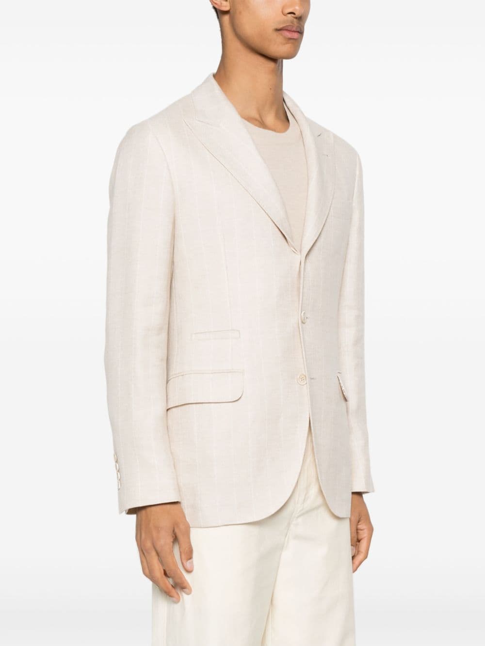 Linen suit-type jacket