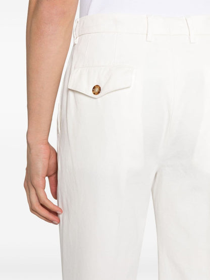 Gabardine trousers