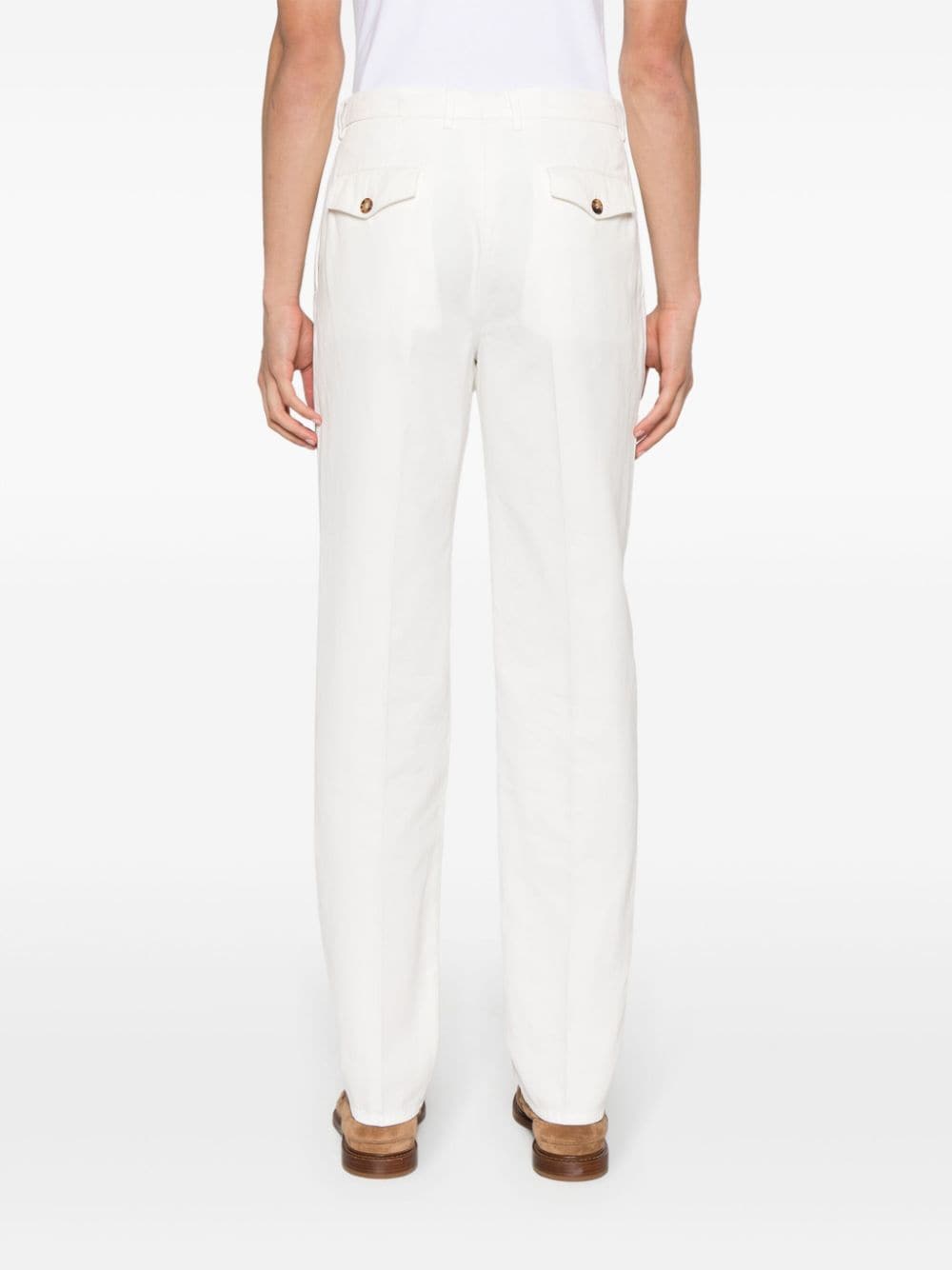 Gabardine trousers