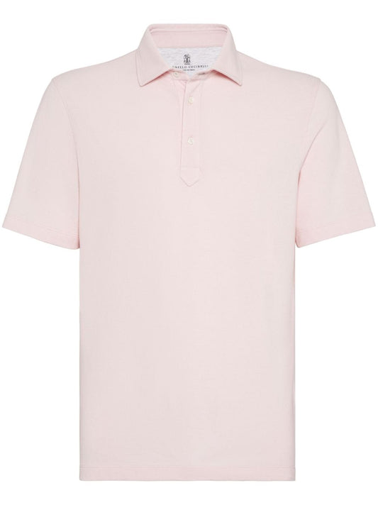 Cotton piquet polo shirt