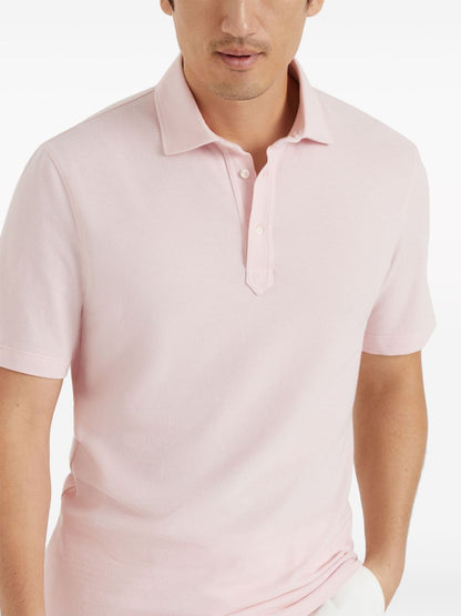 Cotton piquet polo shirt