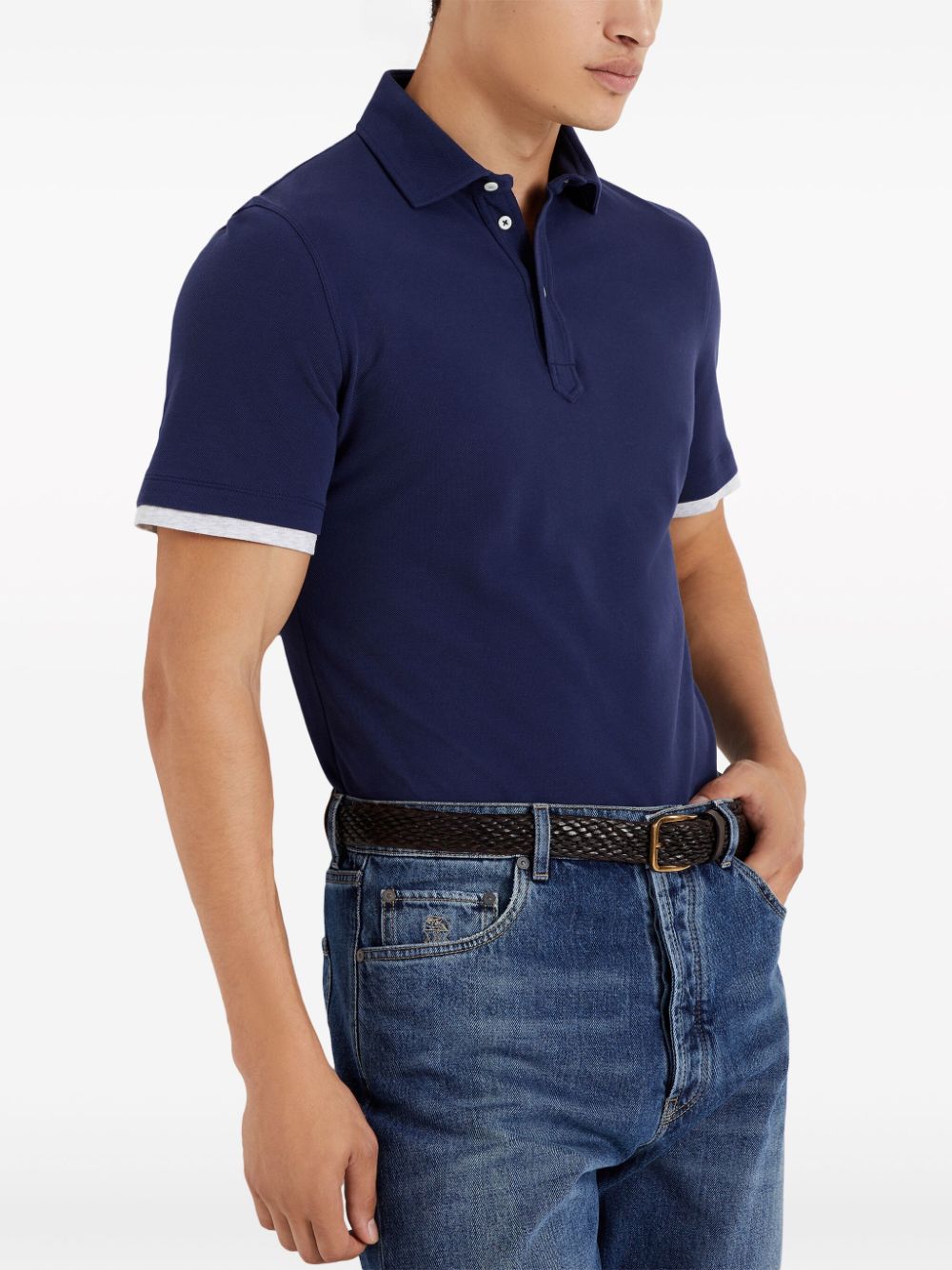 Cotton polo shirt