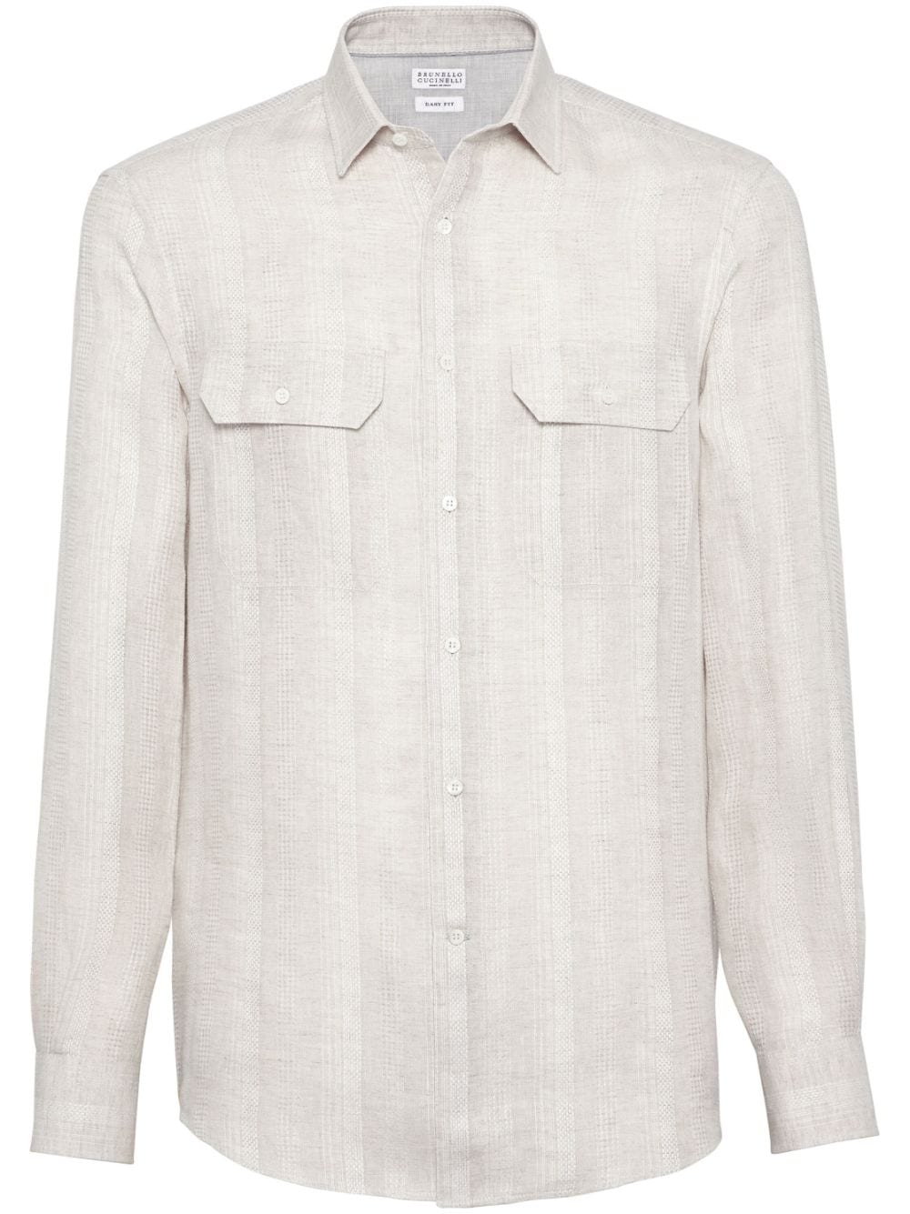 Linen shirt with pocket