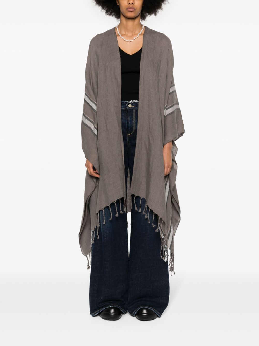 Linen poncho