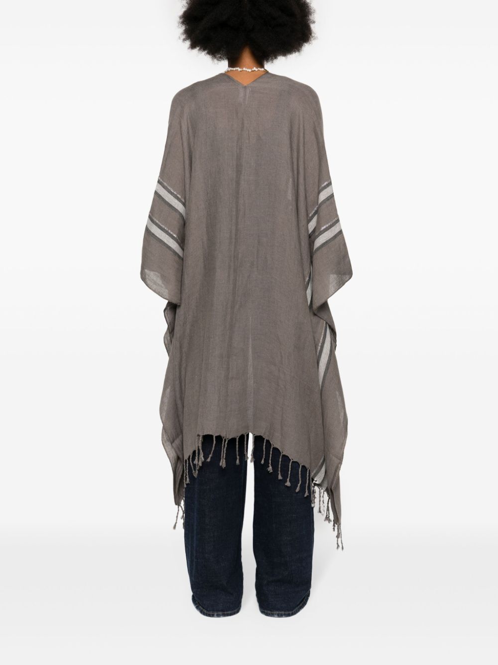 Linen poncho