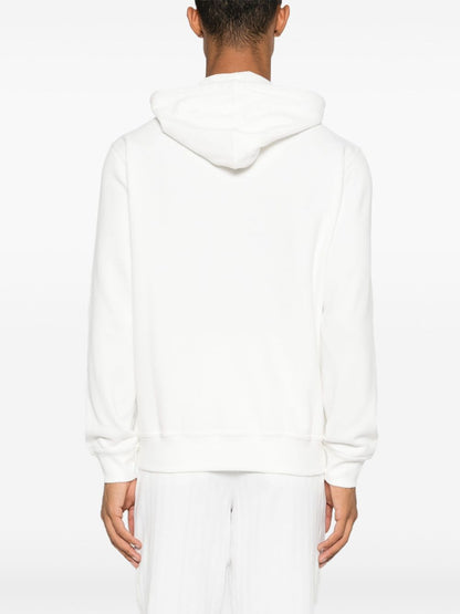 Cotton zipped hoodie