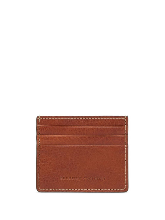 Leather credit card holder