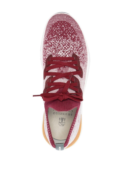 Knitted cotton sneakers