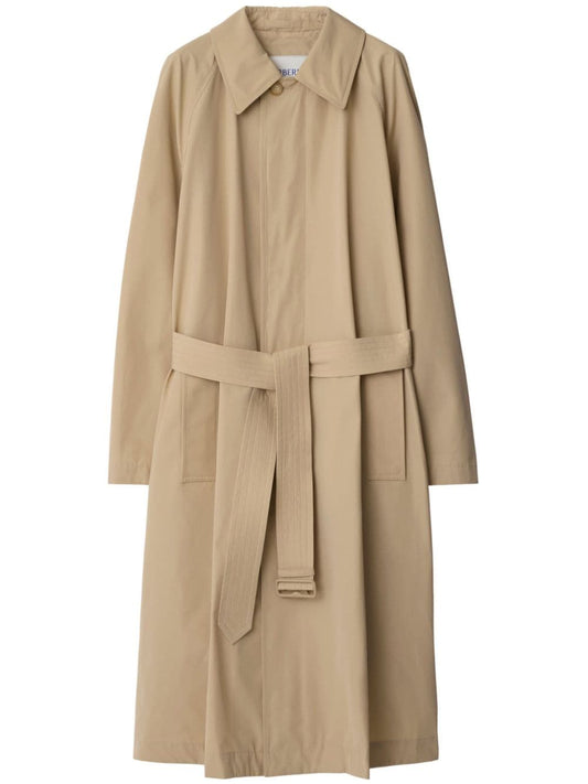 Ekd logo cotton blend trench coat