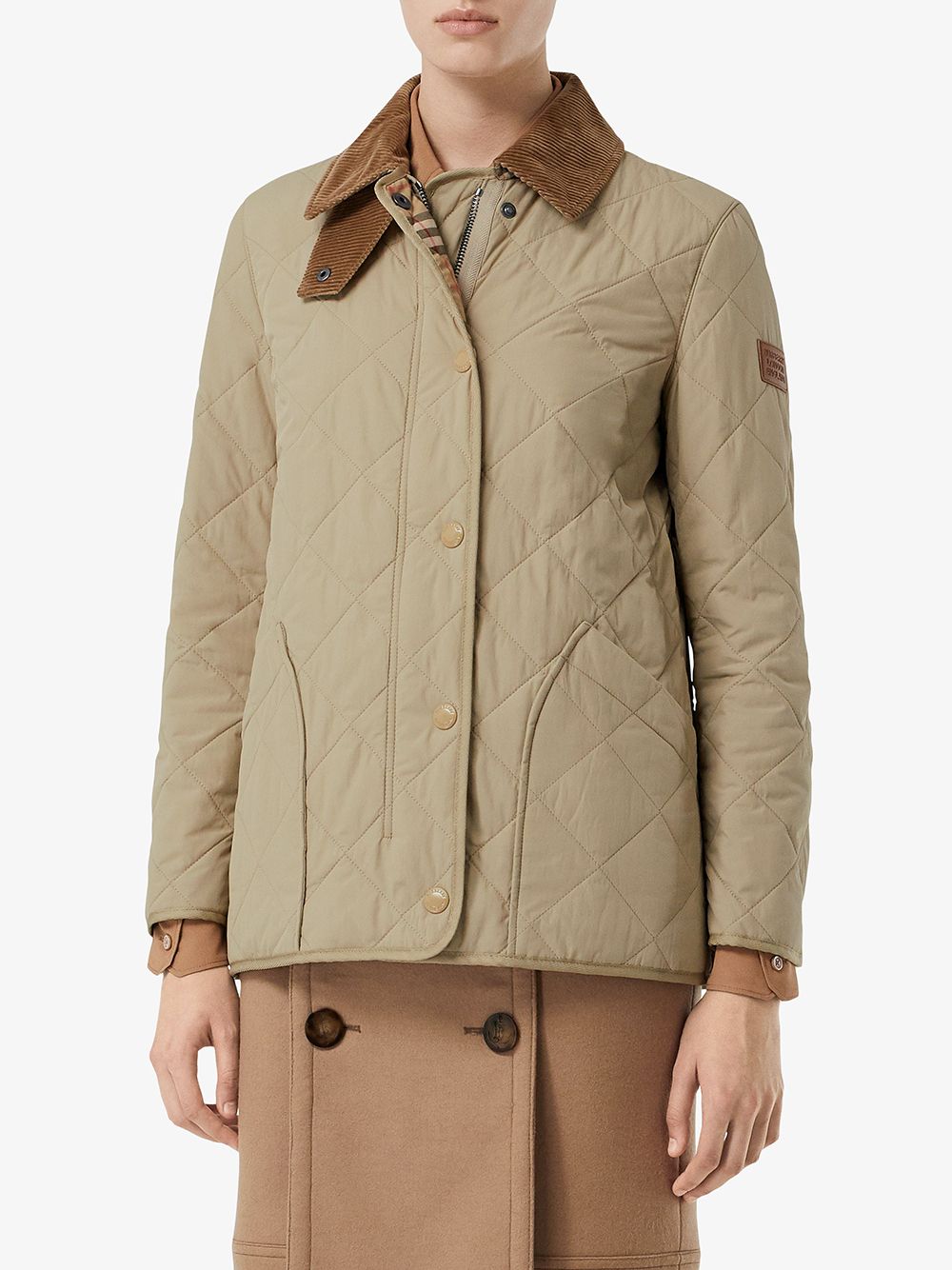 Nylon quilted jacket