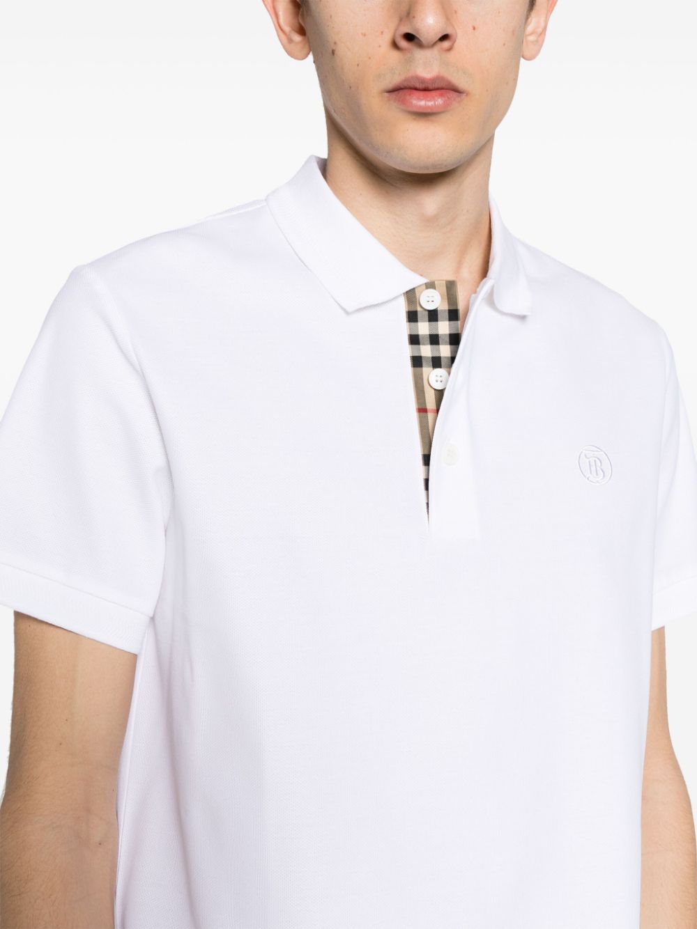 Logo cotton polo shirt