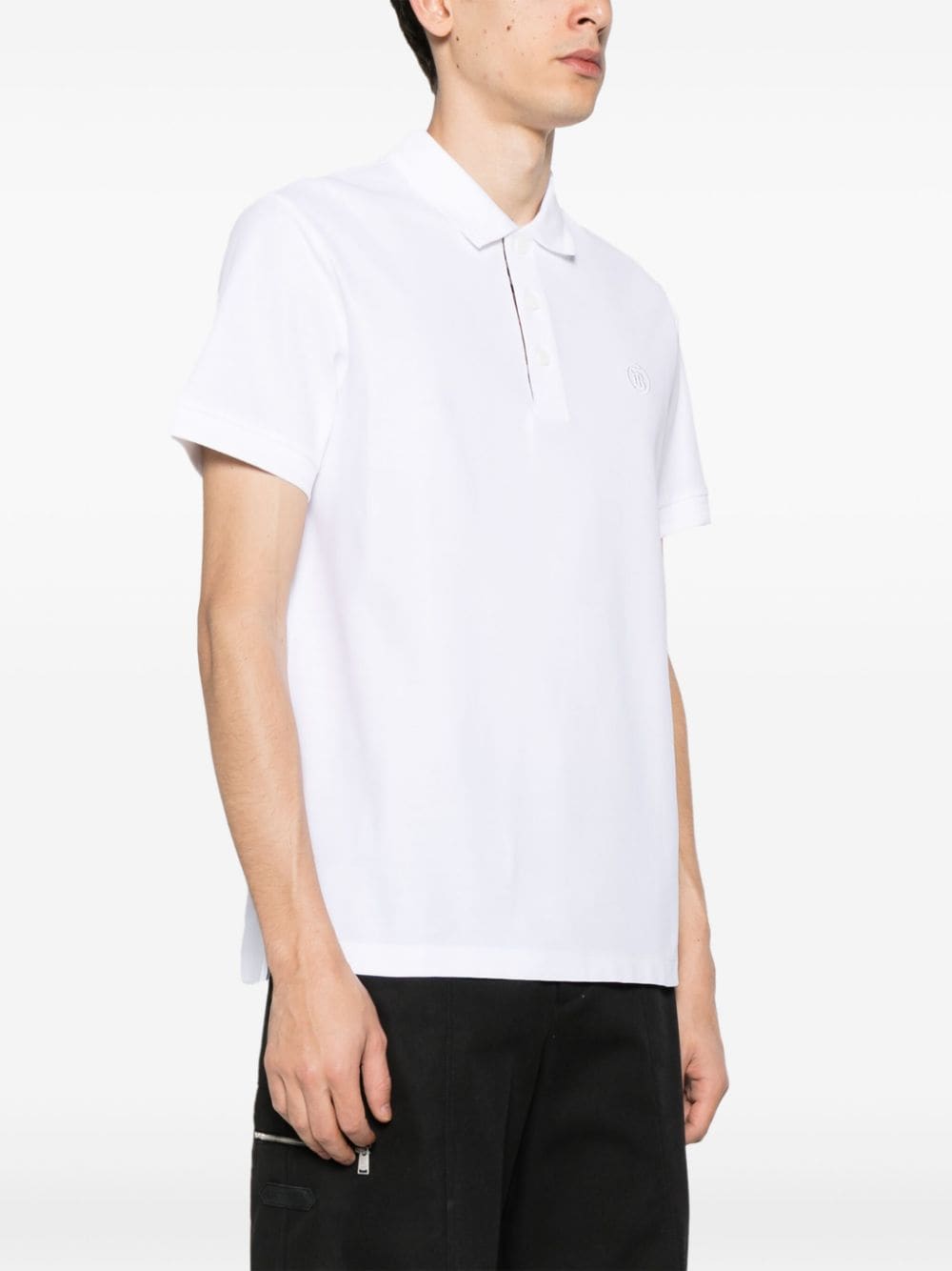 Logo cotton polo shirt