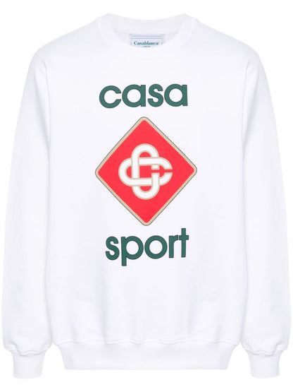 Logo organic cotton sweatshirt