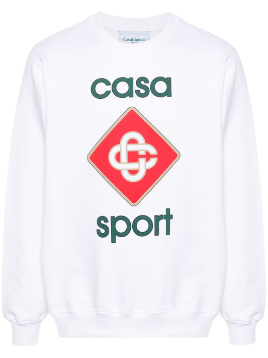 Logo organic cotton sweatshirt