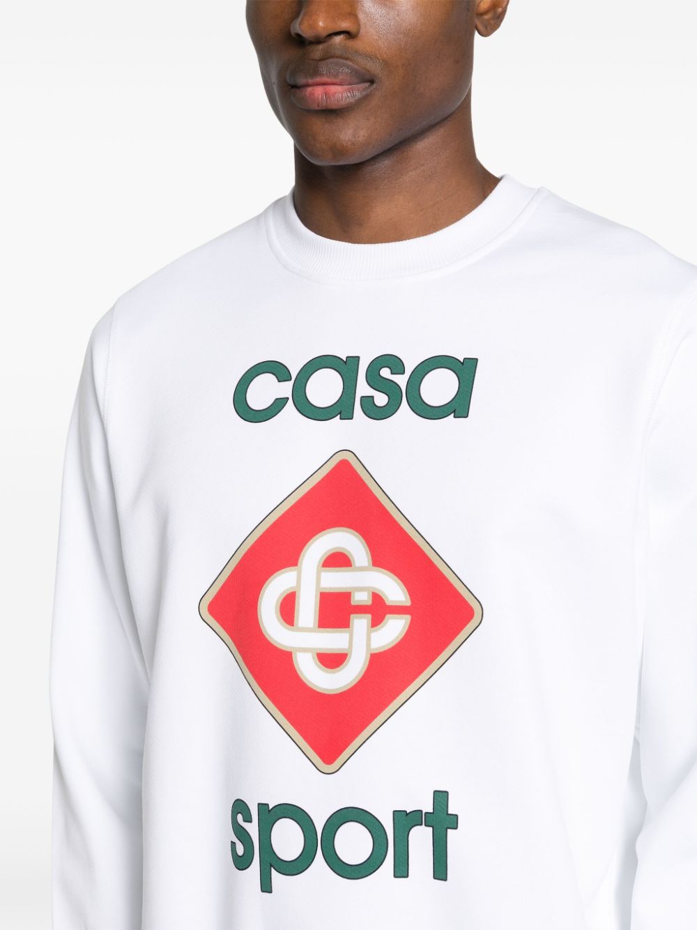 Logo organic cotton sweatshirt