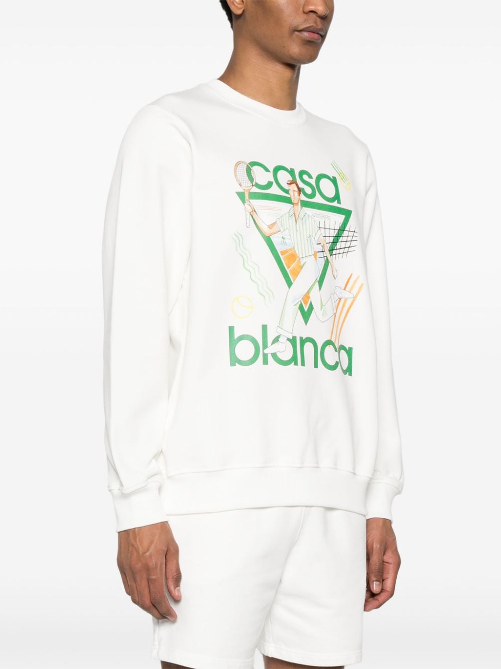 Logo organic cotton sweatshirt