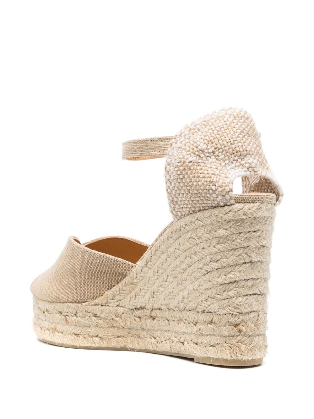 Bianca raffia wedge espadrilles