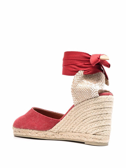 Carina raffia wedge espadrilles