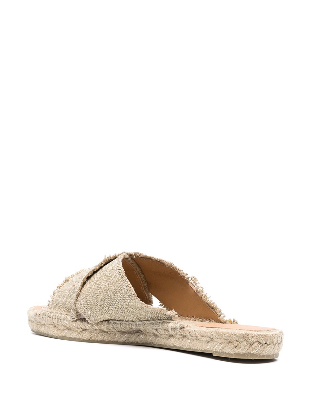 Palmera canvas flat sandals
