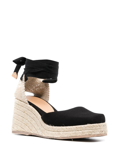 Tina raffia wedge espadrilles