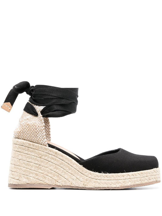 Tina raffia wedge espadrilles