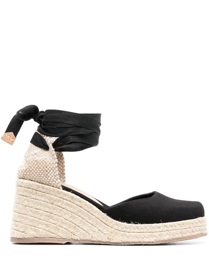 Tina raffia wedge espadrilles